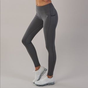 Gymshark Aspire Leggings in Charcoal Marl